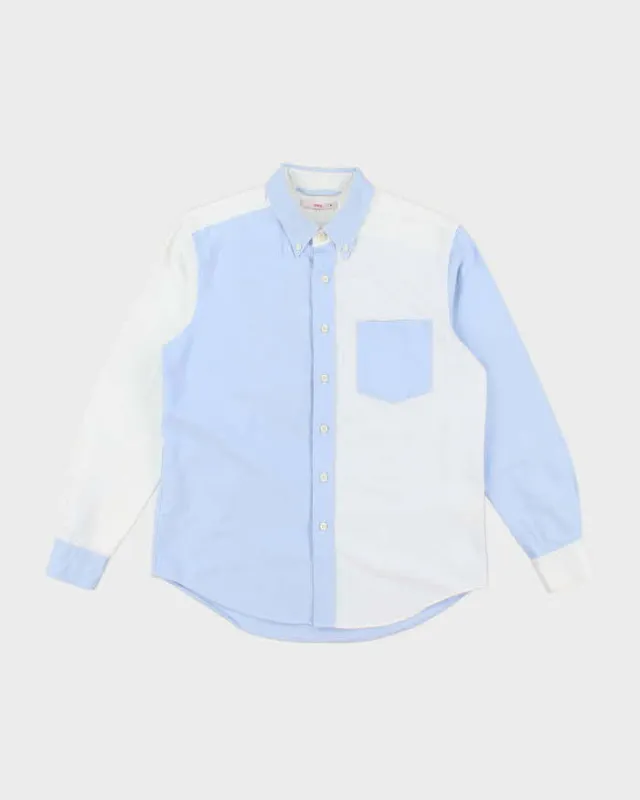 Vintage Edwin Two Tone Heavyweight Long Sleeve Shirt - M sold by Rokit