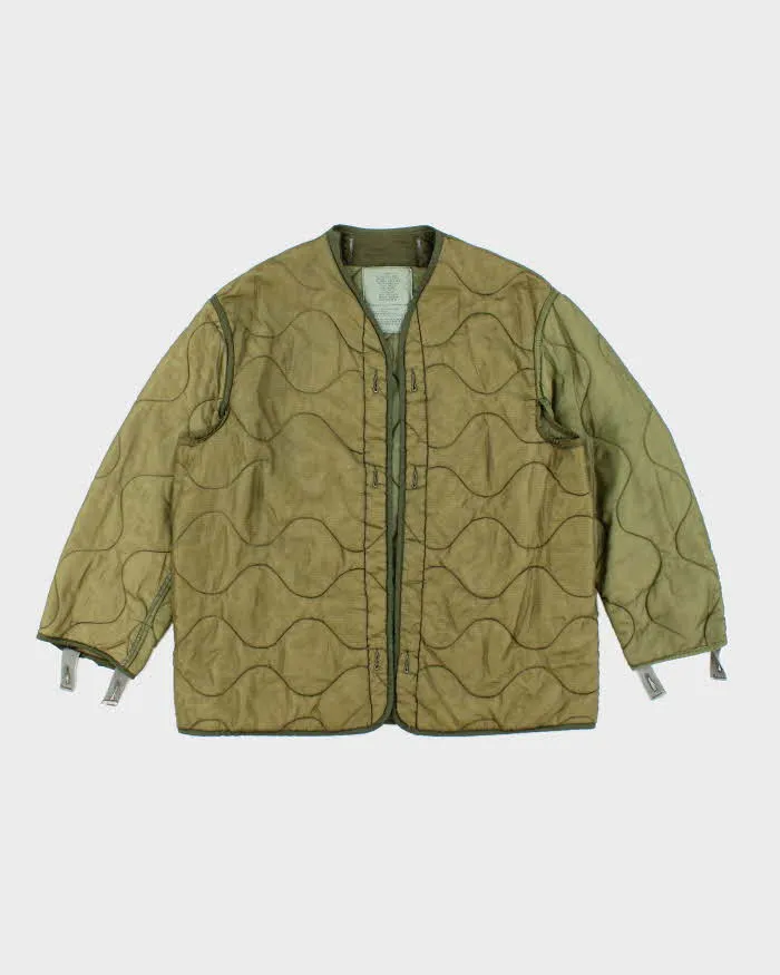 80s Vintage US Air Force Field Jacket Liner - Large sold by Rokit