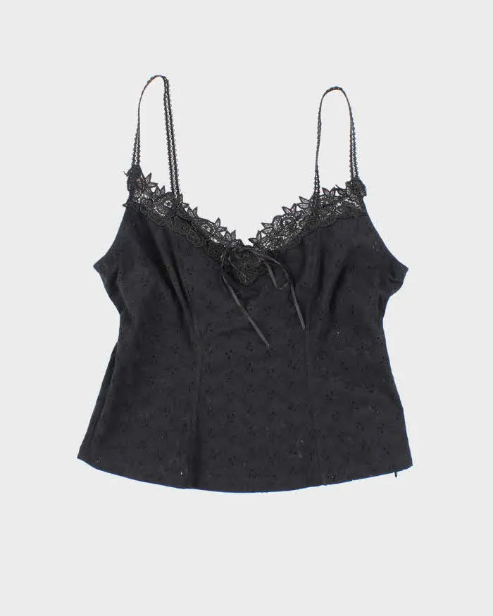 Vintage Y2k 00s Papillion Blanc Pointelle Cami - S sold by Rokit