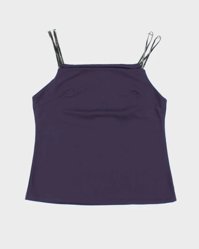 Vintage 90s Bess Buckle Strap Top - S sold by Rokit