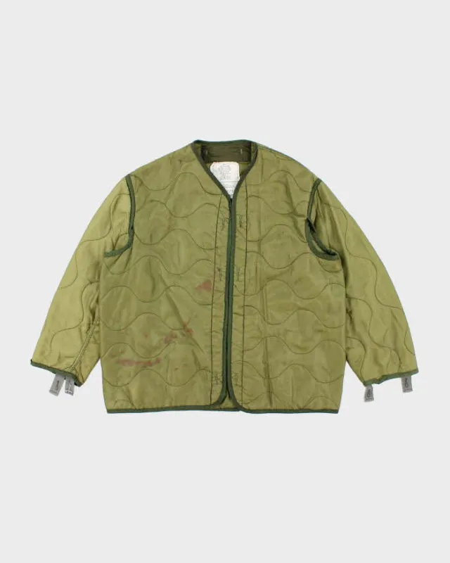 80s Vintage US Air Force Field Jacket Liner - Large sold by Rokit