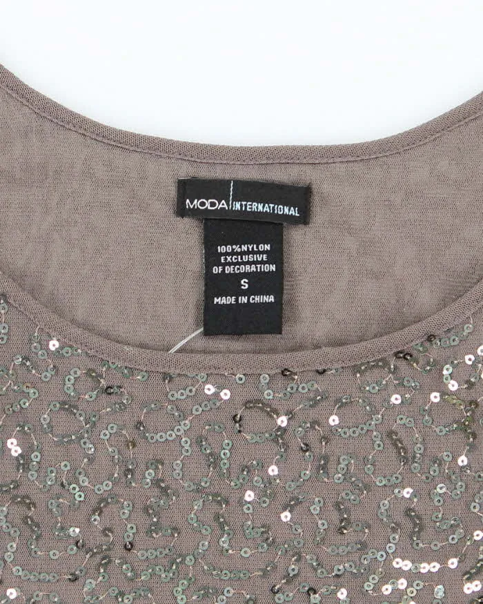 Vintage Y2k 00s Moda International Sequin Cami - S sold by Rokit product image thumbnail 5