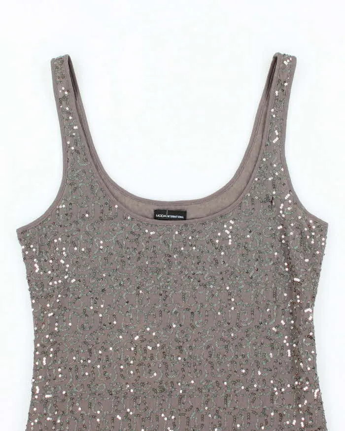 Vintage Y2k 00s Moda International Sequin Cami - S sold by Rokit product image thumbnail 3