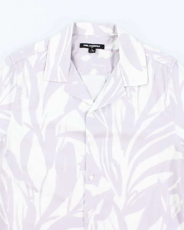 Vintage Karl Lagerfeld Patterned Hawaiian Shirt - S sold by Rokit product image thumbnail 3