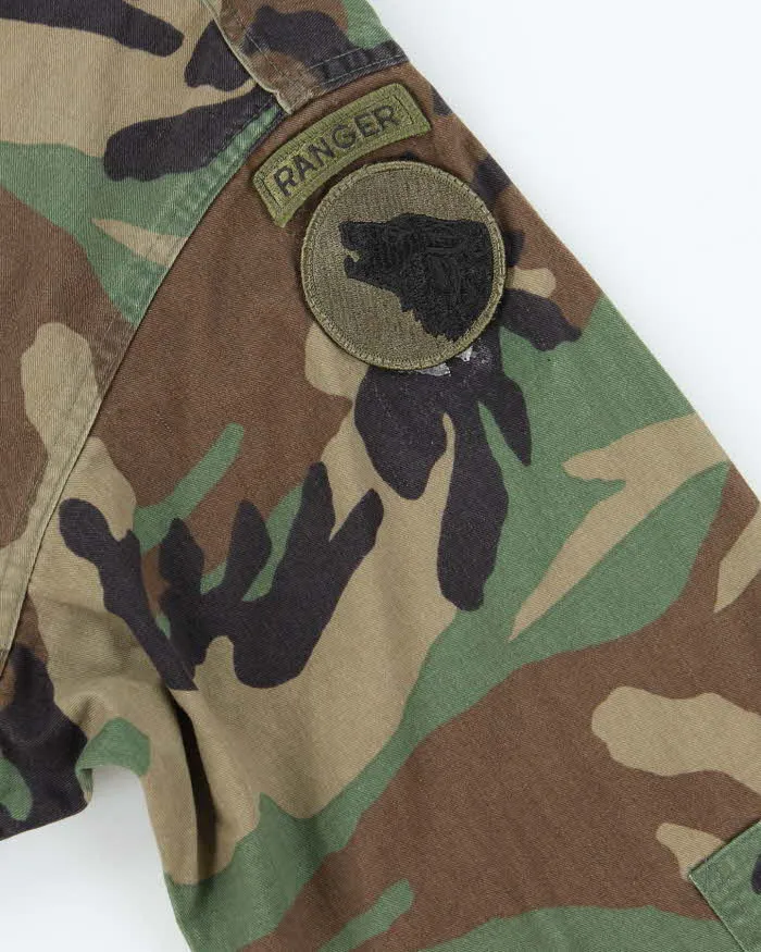 90s Vintage US Army Woodland BDU Jacket - Large sold by Rokit product image thumbnail 4