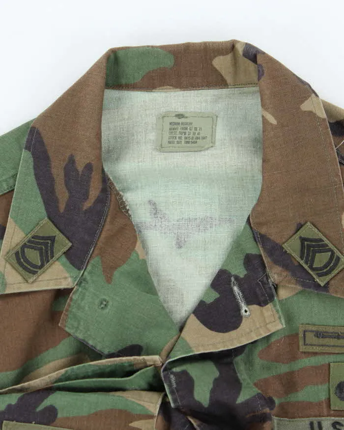 90s Vintage US Army Woodland BDU Jacket - Large sold by Rokit product image thumbnail 5