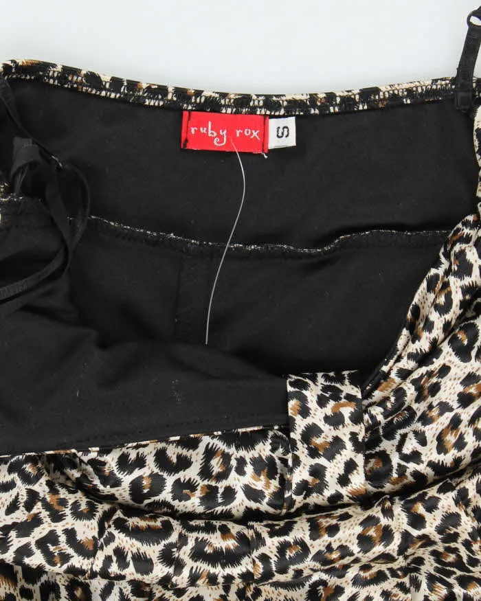 Vintage Y2k 00s Ruby Rox Leopard Print Bubble Dress - S sold by Rokit product image thumbnail 5