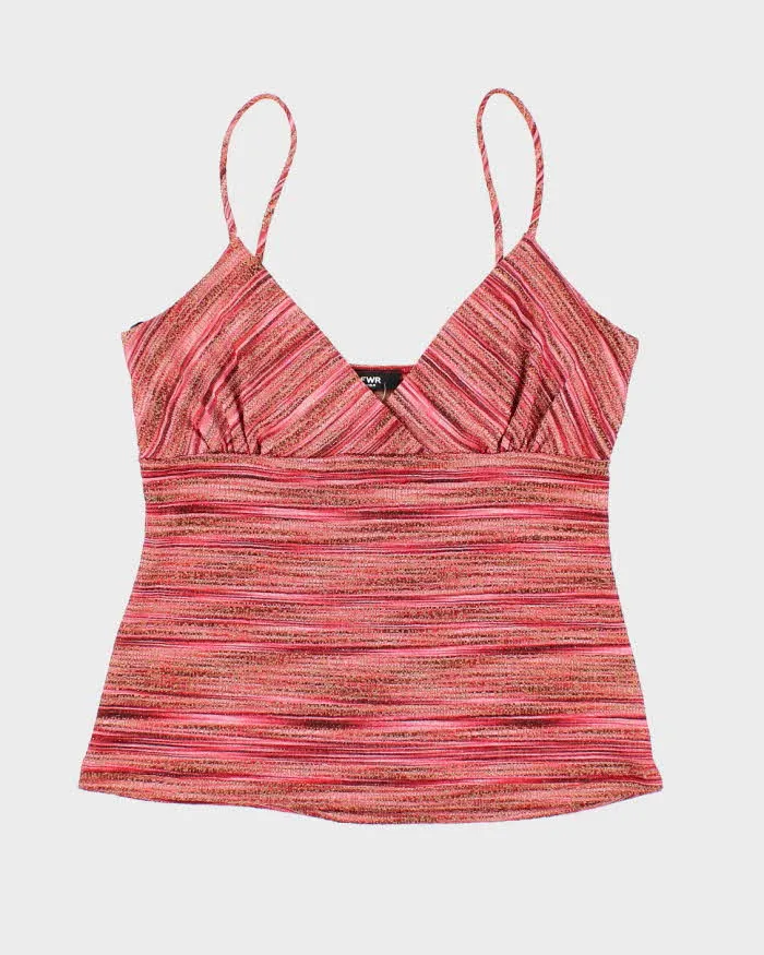 Vintage Y2k 00s FWR Stripe Cami - M sold by Rokit