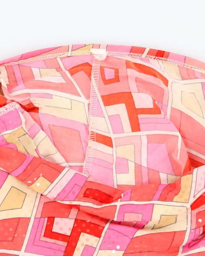 Vintage Y2k 00s Cowl Neck Sequin Halter Top - XS sold by Rokit product image thumbnail 5