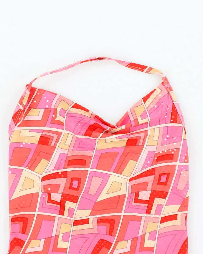 Vintage Y2k 00s Cowl Neck Sequin Halter Top - XS sold by Rokit product image thumbnail 3