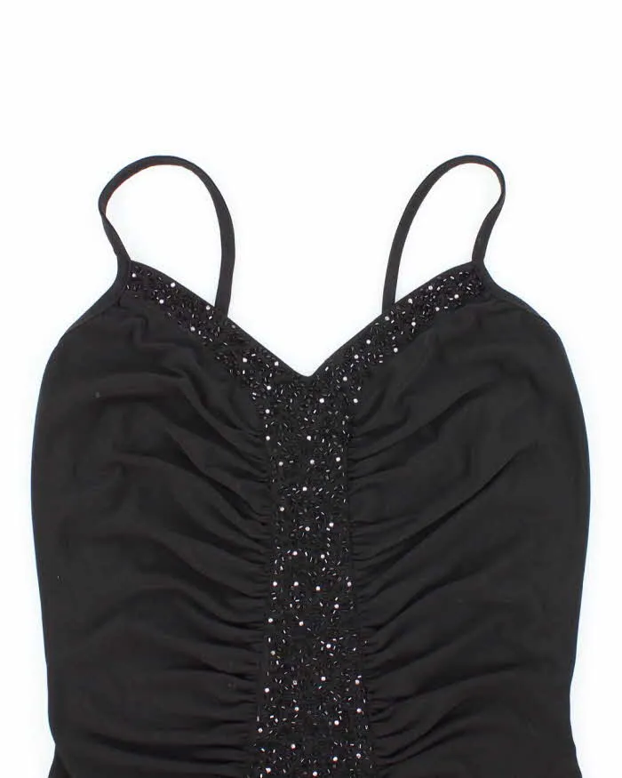Vintage Y2k 00s Velda Ruched Beaded Cami - S sold by Rokit product image thumbnail 3