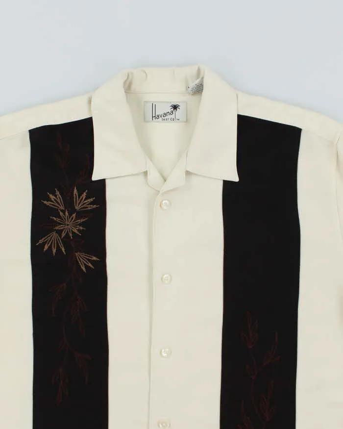 Vintage Havana Two Tone Short Sleeve Shirt - M sold by Rokit product image thumbnail 3