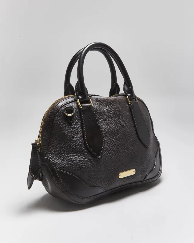 Vintage Burberry Leather Handbag sold by Rokit