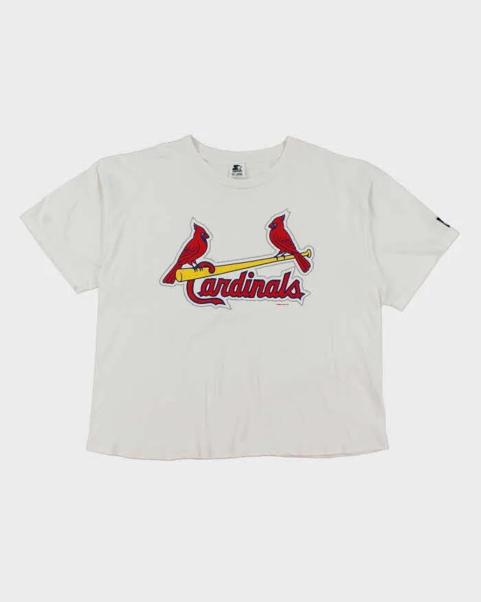 Vintage 90's Starter Boxy Cardinals MLB Graphic T-Shirt - XXL sold by Rokit
