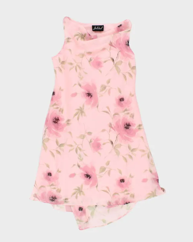 Vintage 90s Jolibel Cowl Neck Floral Cowl Neck Dress - L sold by Rokit