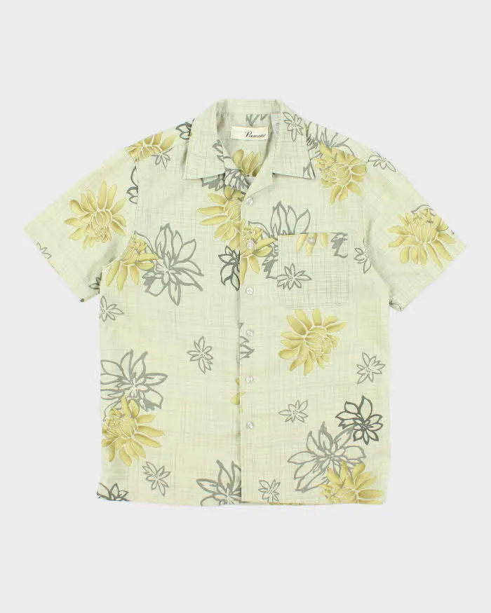 Vintage Penmans Floral Striped Patterned Hawaiian Shirt - S sold by Rokit