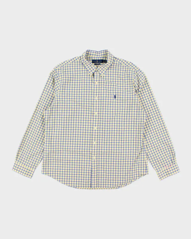 Vintage 2000's Ralph Lauren Checked Oversized Long Sleeve Shirt - XXL sold by Rokit