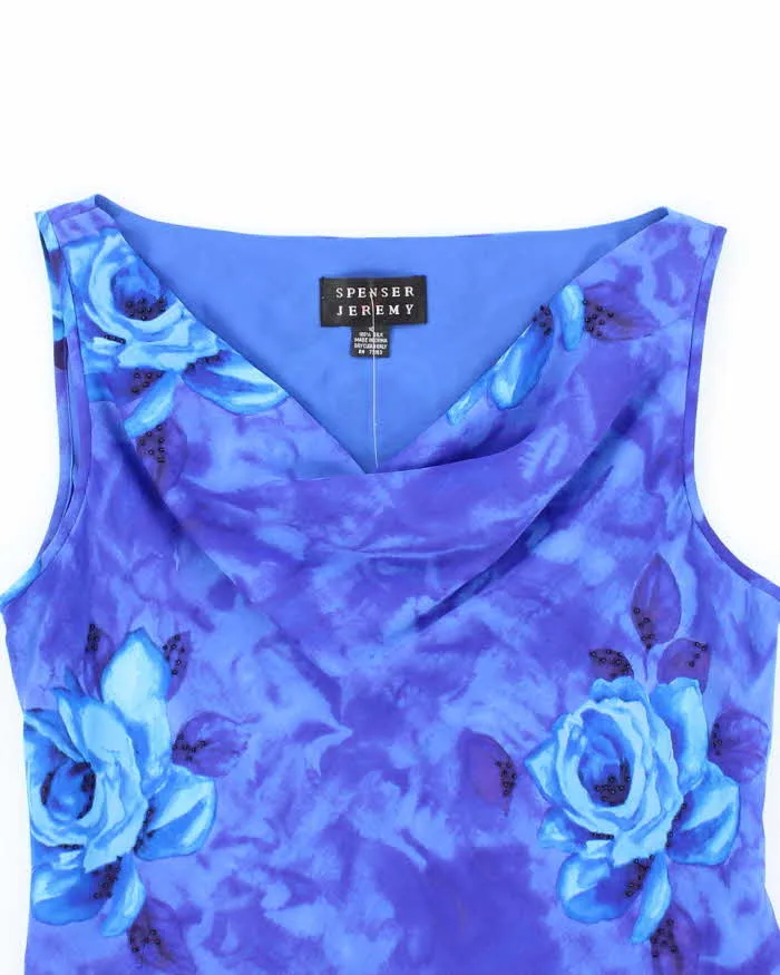 Vintage 90s Spenser Jeremy Silk Cowl Neck Top - M sold by Rokit product image thumbnail 3