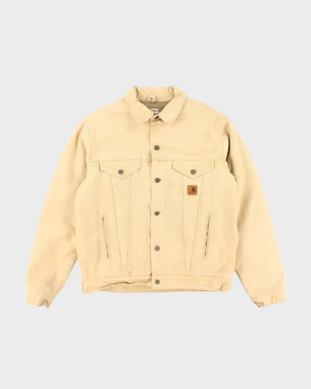 Vintage 90's Carhartt Lined Button Up Workwear Jacket - M sold by Rokit