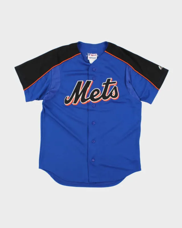 Vintage 2000's Majestic New York Mets Embroidered Baseball Jersey - M sold by Rokit