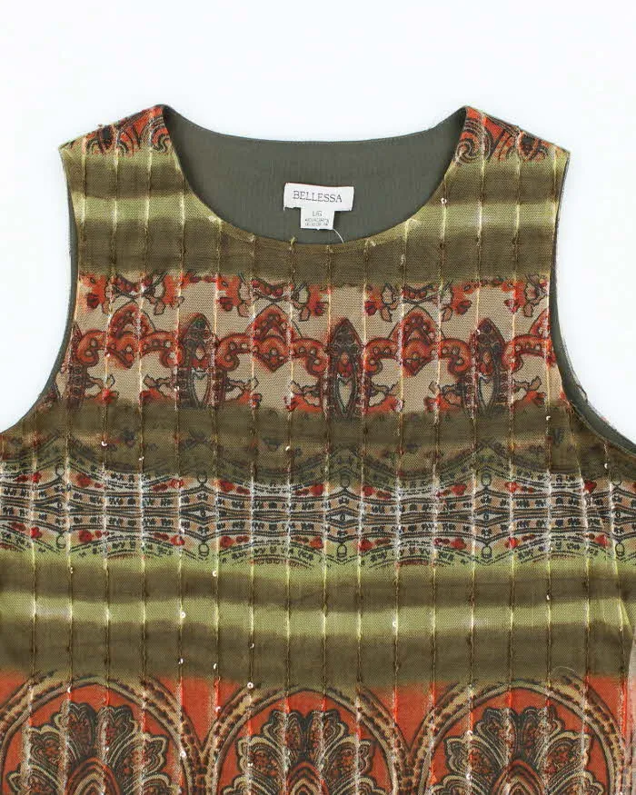 Vintage 90s Bellessa Sequin Top - L sold by Rokit product image thumbnail 3