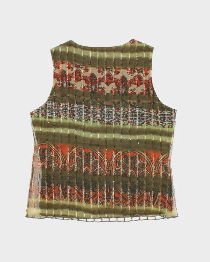 Vintage 90s Bellessa Sequin Top - L sold by Rokit product image thumbnail 2