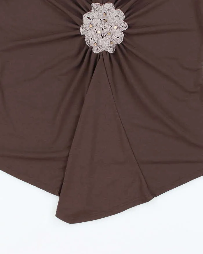 Vintage Y2k 00s Symmetry Beaded Top - M sold by Rokit product image thumbnail 4