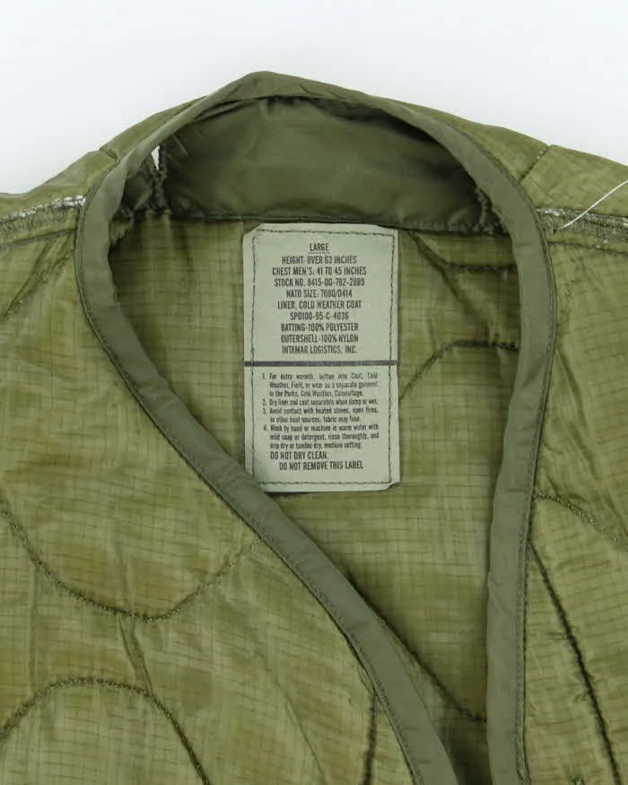 80s Vintage US Army M65 Jacket Liner - X-Large sold by Rokit product image thumbnail 5