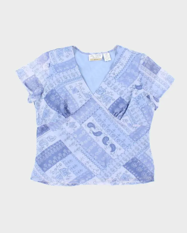 Vintage 90s New York Design Co Silk Blouse - M sold by Rokit