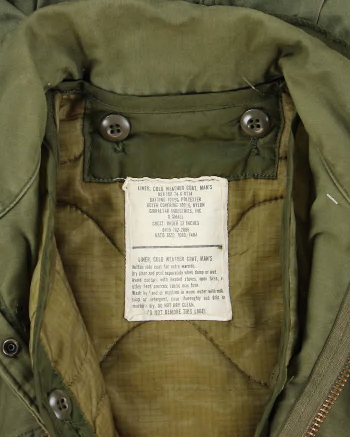 70s Vintage US Army M65 Field Jacket & Liner - X-Small sold by Rokit product image thumbnail 5