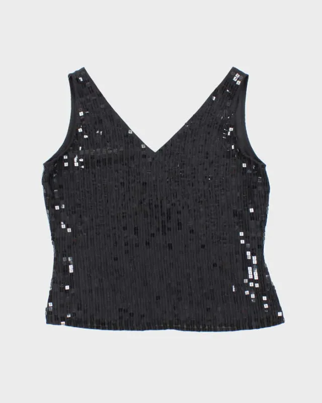 Vintage Y2k 00s Together Sequin Top - M sold by Rokit