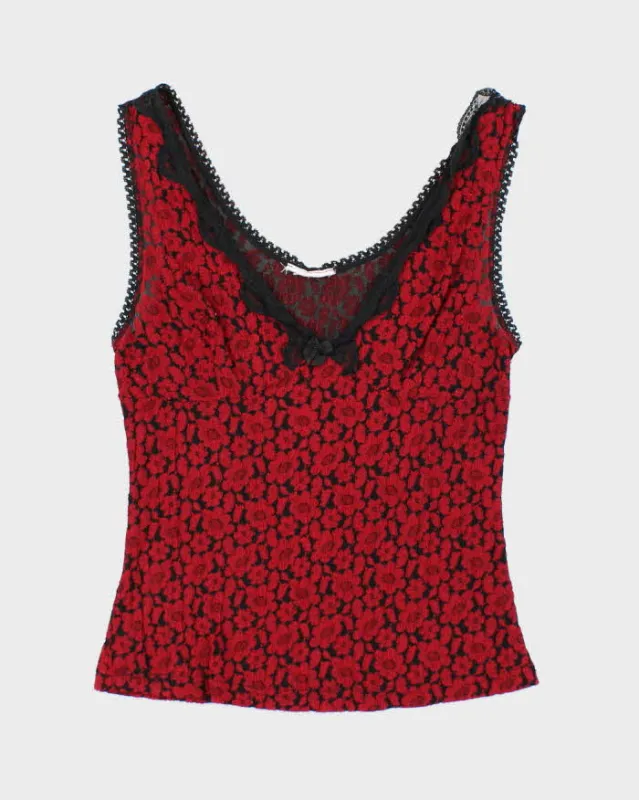 Vintage 90s Floral Cami - S sold by Rokit