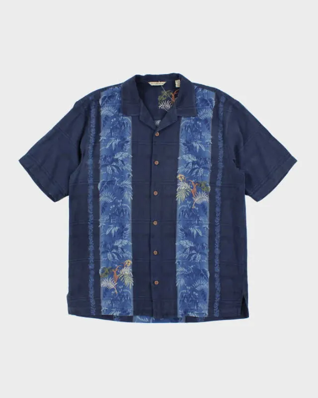 Vintage Tommy Bahama Floral Print Silk Hawaiian Shirt - XL sold by Rokit