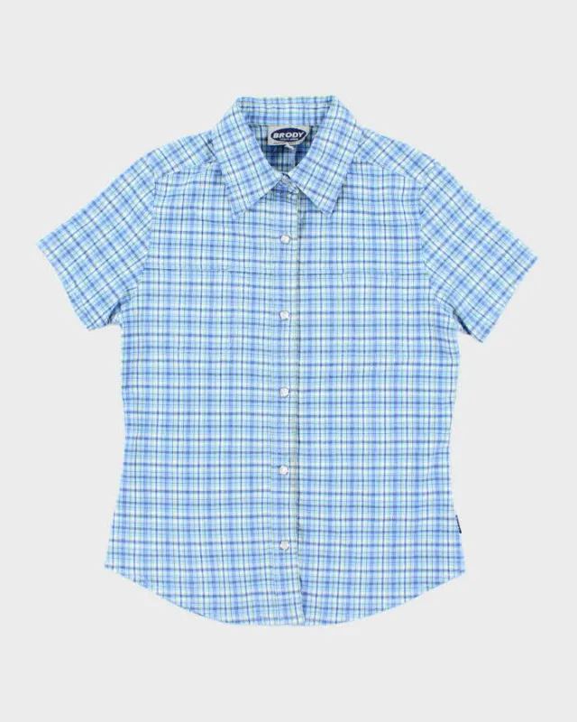 Vintage 90s 00s Brody Check Blouse - S sold by Rokit
