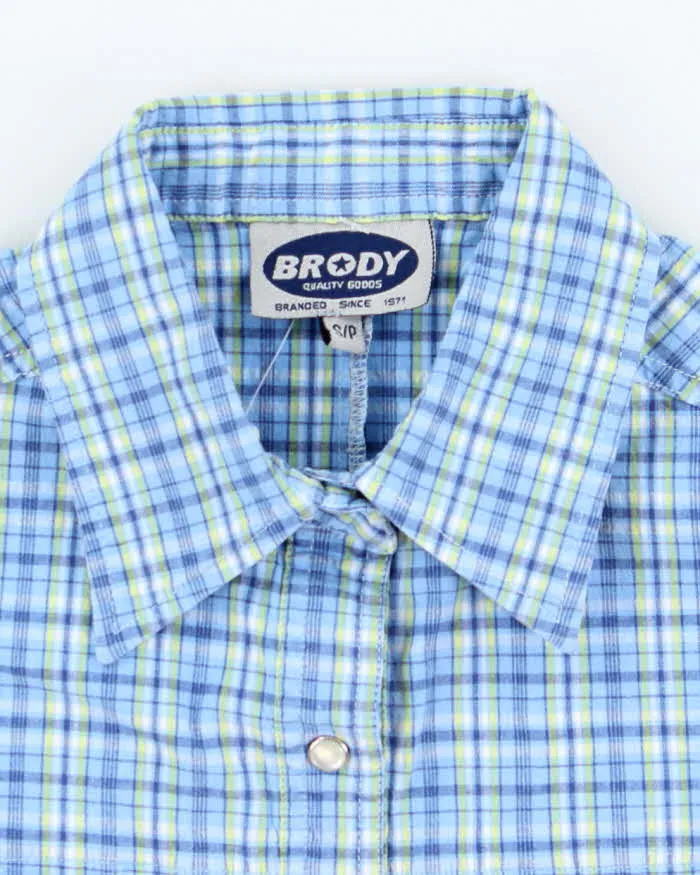 Vintage 90s 00s Brody Check Blouse - S sold by Rokit product image thumbnail 5