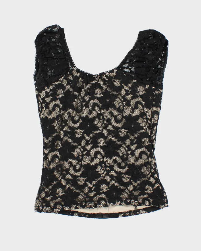Vintage Y2k 00s Suzy Lace Milkmaid Top - M sold by Rokit product image thumbnail 3