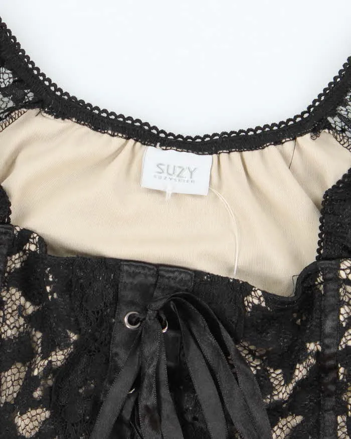 Vintage Y2k 00s Suzy Lace Milkmaid Top - M sold by Rokit product image thumbnail 5