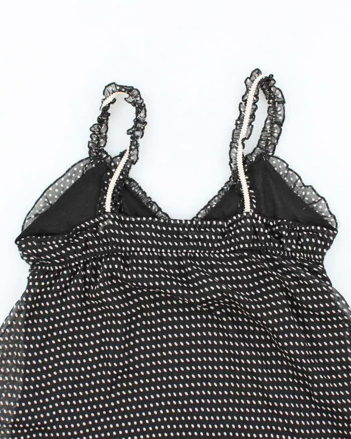 Vintage Y2k 00s Polka Dot Mesh Cami - S sold by Rokit product image thumbnail 4