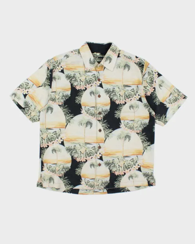 Vintage Jamaica Jaxx Floral Print Hawaiian Shirt - M sold by Rokit