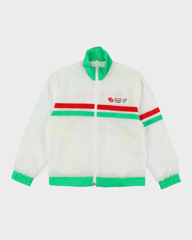 Vintage 90's Fuji Film Promotional Striped Windbreaker Jacket - M sold by Rokit