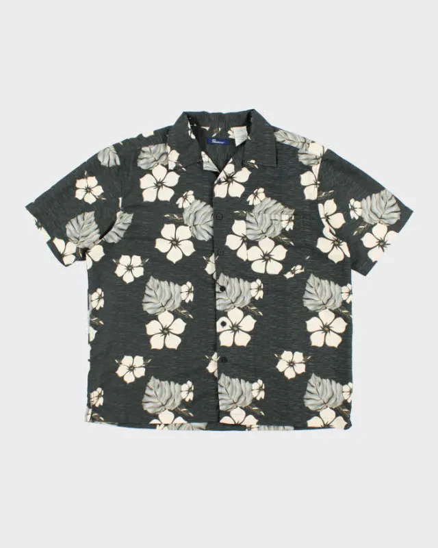 Vintage Penmans Floral Graphic Lightweight Hawaiian Shirt - L sold by Rokit