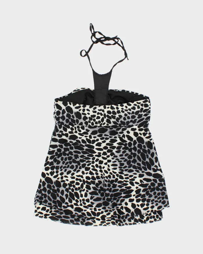 Vintage Y2k 00s Seduction Leopard Print Halter Neck Top - M sold by Rokit product image thumbnail 2