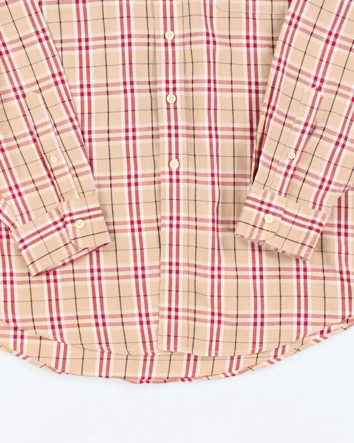 Vintage Y2K Burberry London Small Embroidered Logo Patterned Shirt - L sold by Rokit product image thumbnail 4