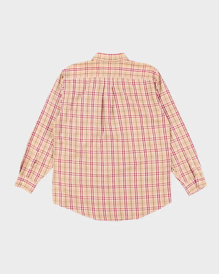 Vintage Y2K Burberry London Small Embroidered Logo Patterned Shirt - L sold by Rokit product image thumbnail 2
