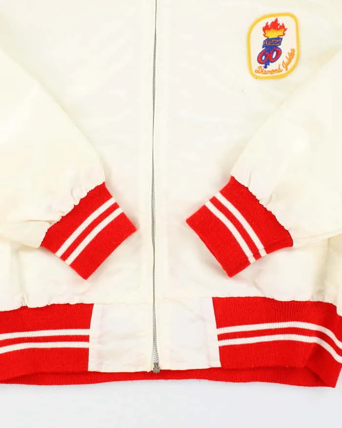Vintage Diamond Jubilee Embroider Lightweight Varsity Jacket - M sold by Rokit product image thumbnail 4