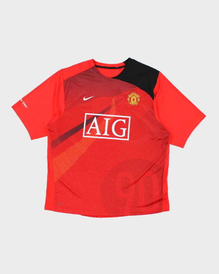 Vintage Manchester United 2008/09 Training Football Shirt - XL sold by Rokit