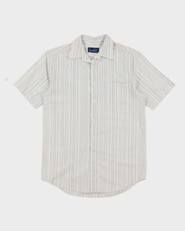 Vintage Arnold Palmer Stripe Shirt - M sold by Rokit