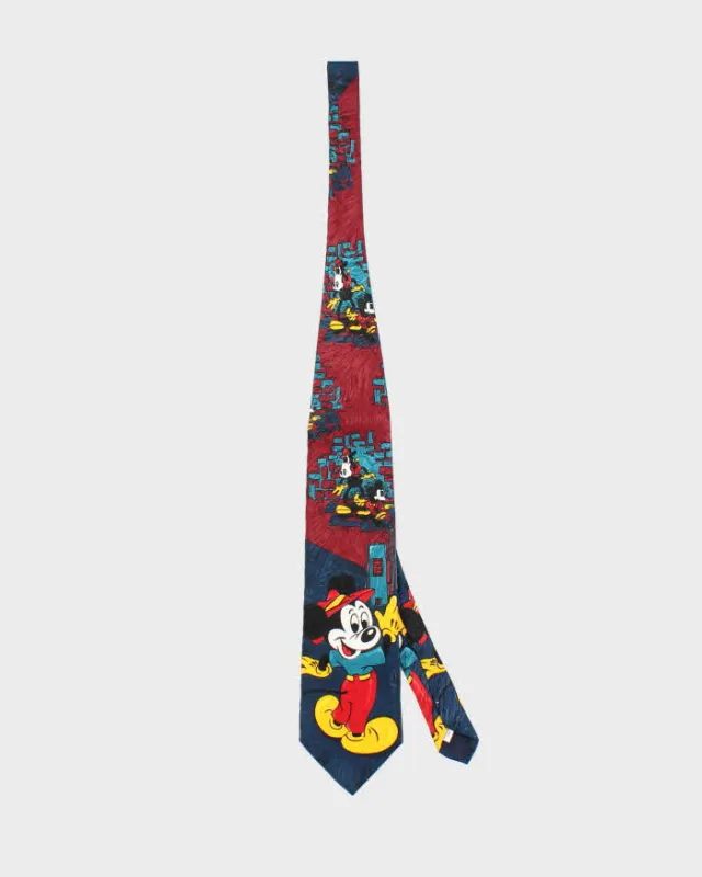 Vintage 90's Disney Mickey Mouse All Over Print Tie sold by Rokit