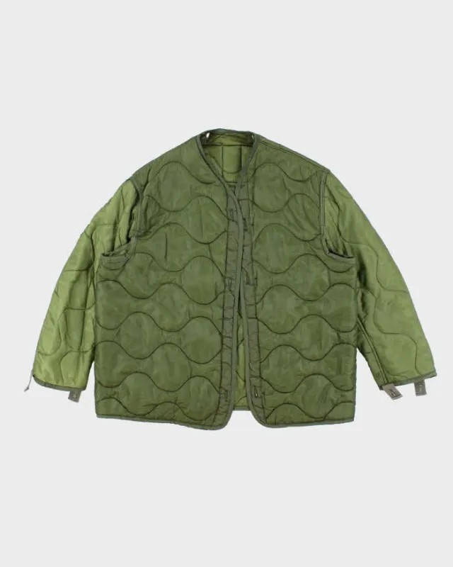 80s Vintage US Air Force Field Jacket Liner - Large sold by Rokit