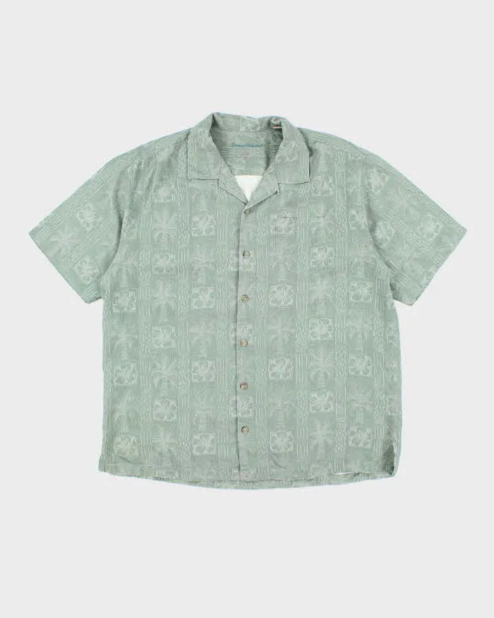 Vintage Y2K Tommy Bahama Silk Patterned Hawaiian Shirt - XL sold by Rokit